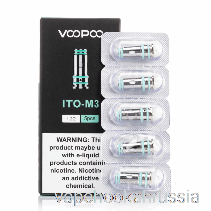 Vape Russia Voopoo Ito сменные катушки 1,2 Ом сетчатые катушки Ito-m3